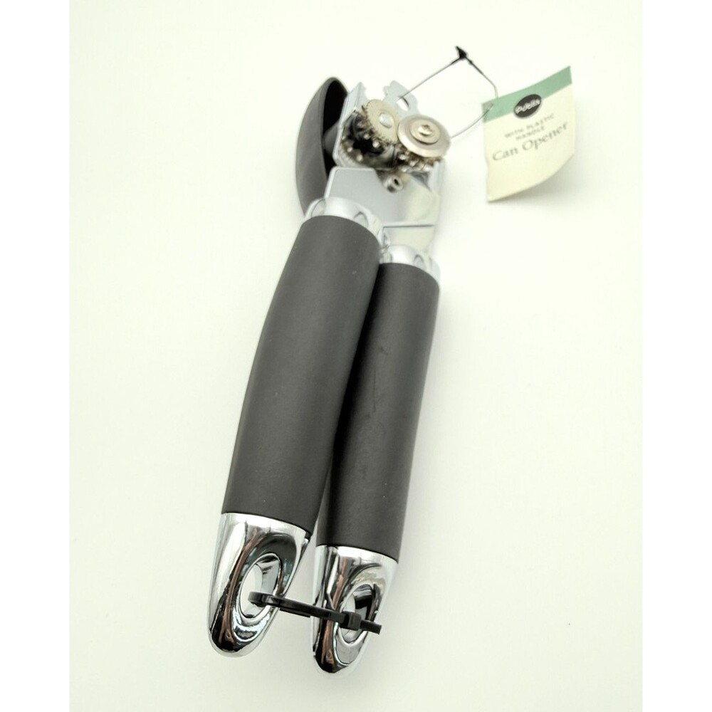 Publix Manual Can Opener Soft Grip Ergonomic Handle Chrome New with Tag